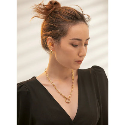 Heart Pendant Necklace Gold