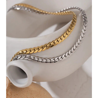 Gold Snake Chain Necklace
