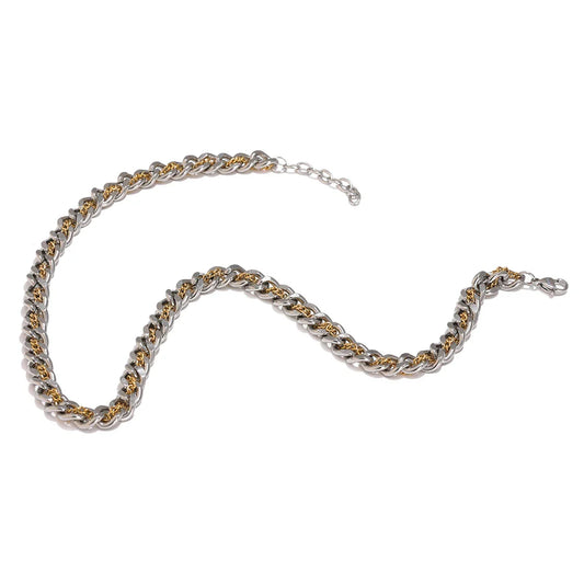 Stainless Steel Statement Chain Necklace