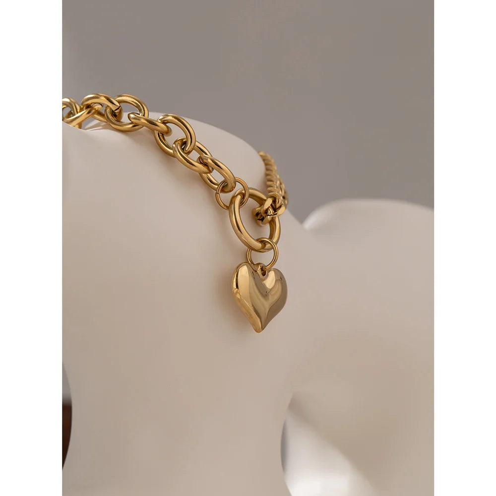 Heart Link Bracelet