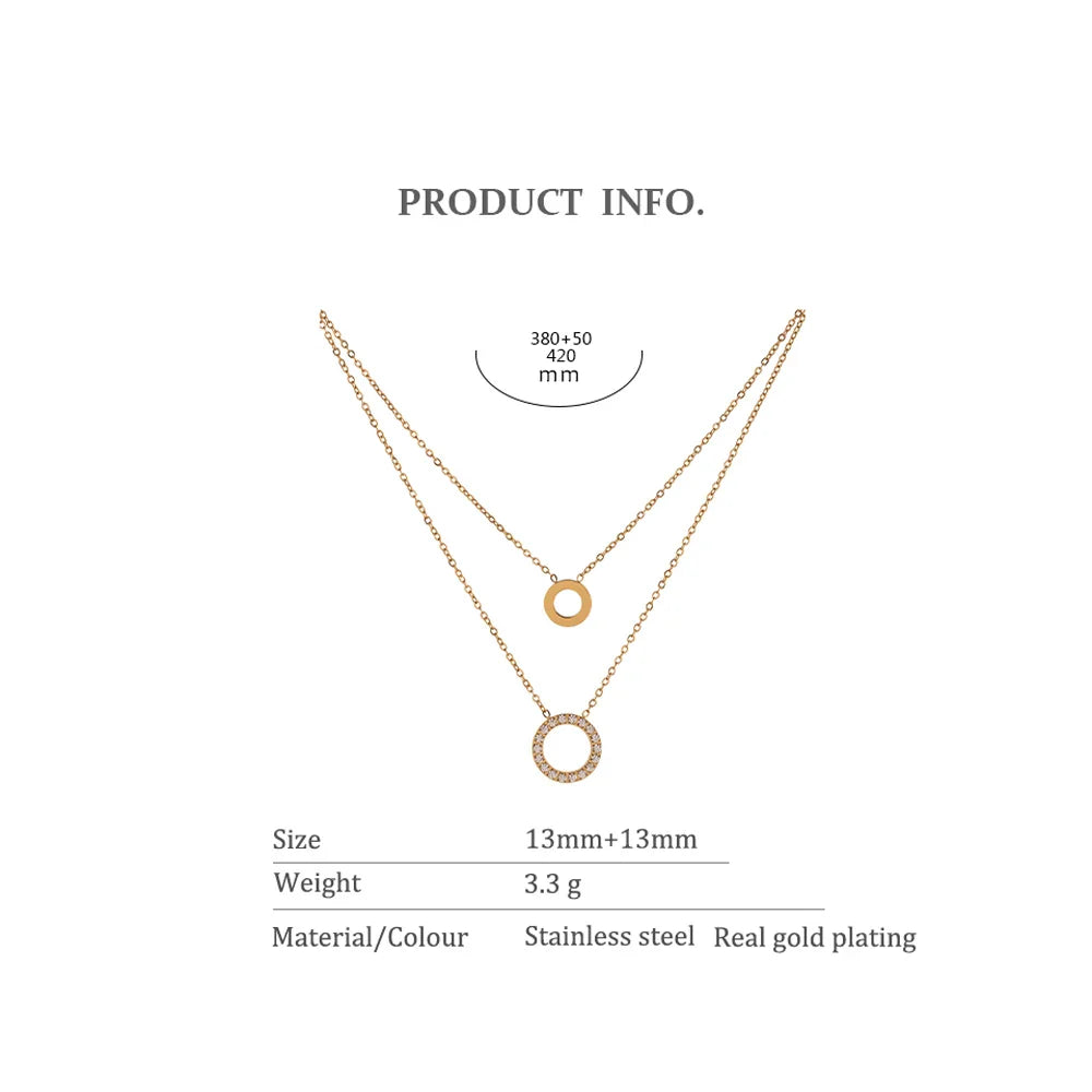 Long Rhinestone Necklace