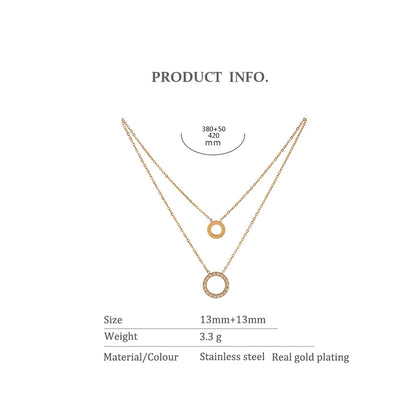Long Rhinestone Necklace