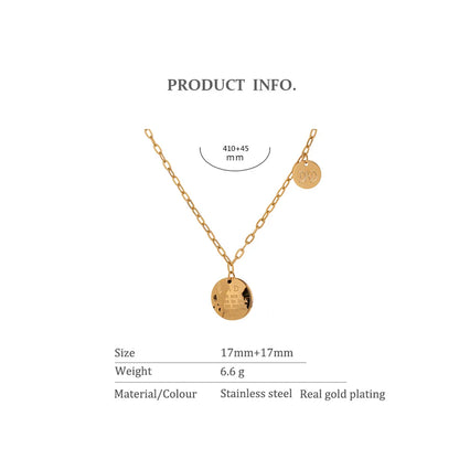 Paper Clip Charm Necklace