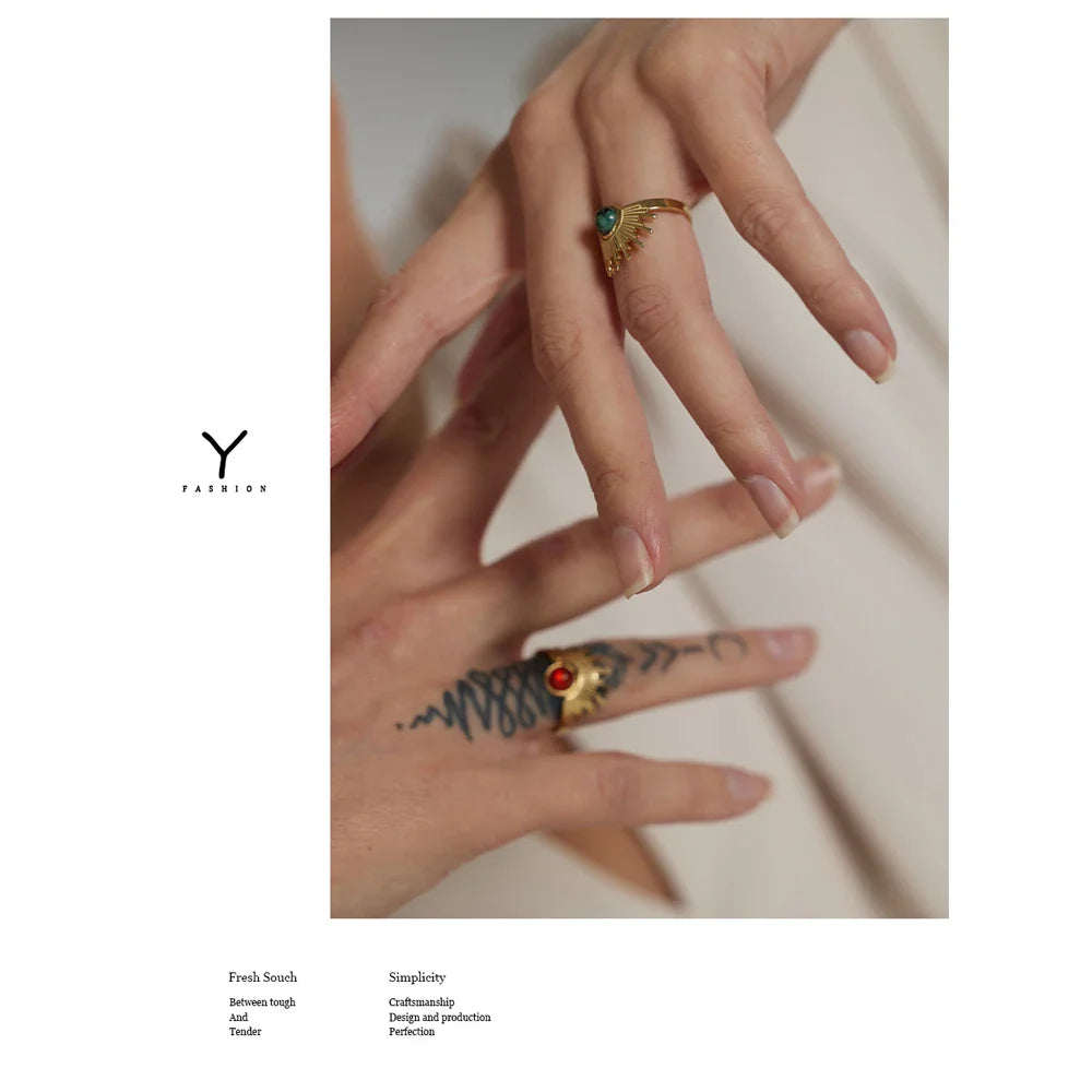 Gold Ring With Stone
