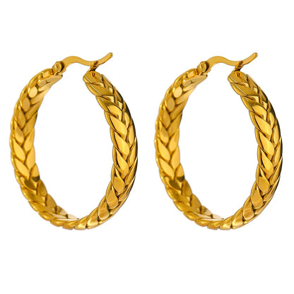 Chain Hoop Earrings