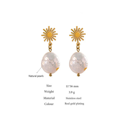 Celestial Pearl Dangles