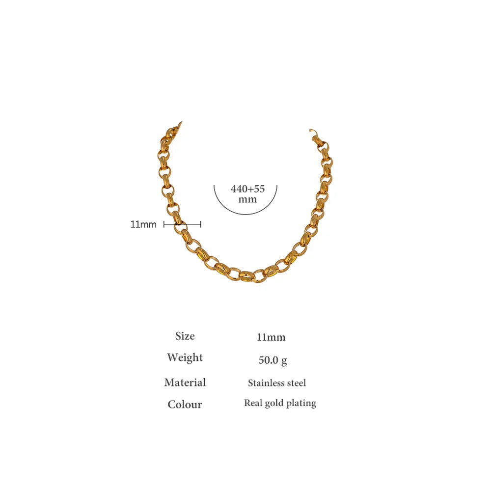Chunky Paperclip Necklace