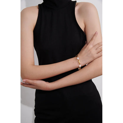 Bracelet Pearl Gold