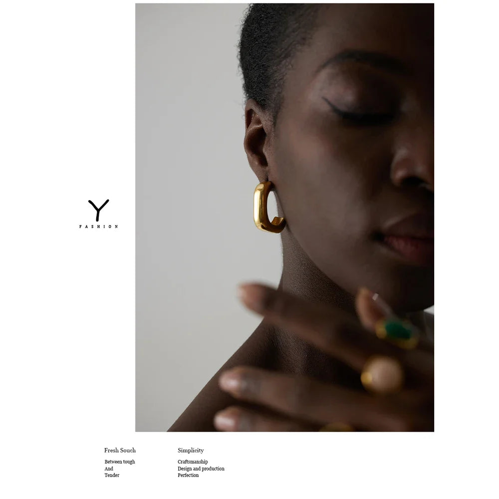 Chunky Gold Earrings