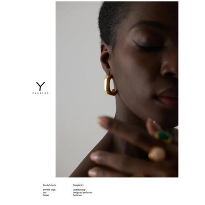 Chunky Gold Earrings