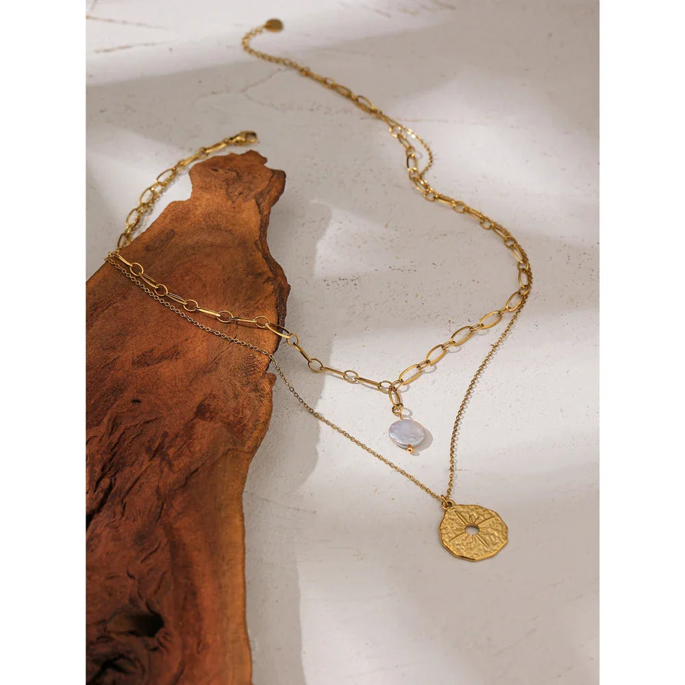 Layered Pearl Necklace