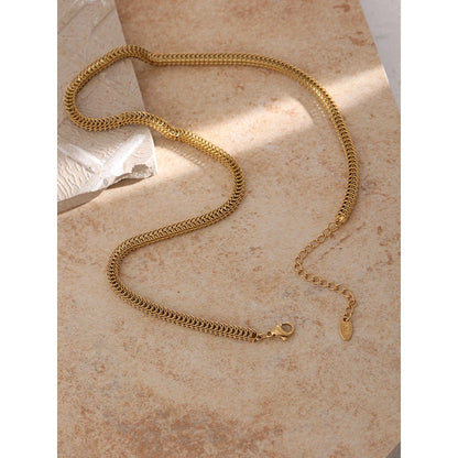 Long Gold Chain Necklace