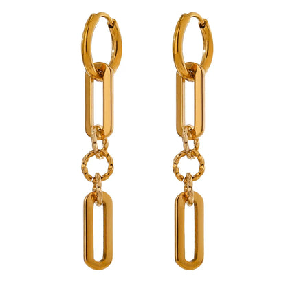 Chic Geometric Dangle Earrings