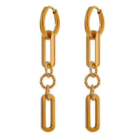 Chic Geometric Dangle Earrings