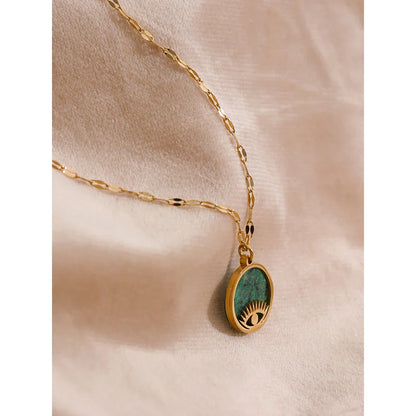 Oval Paperclip Necklace