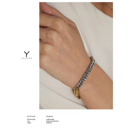Textured Chain Bracelet