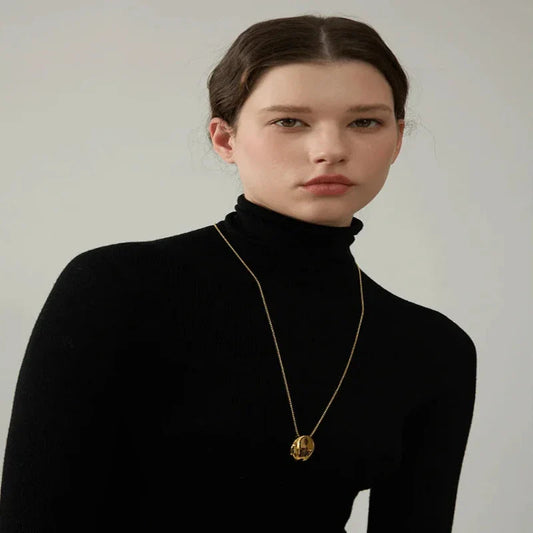 Minimalist Long Unisex Sweater Chain Necklace