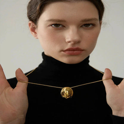 Minimalist Long Unisex Sweater Chain Necklace