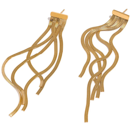Tassel Hanging Earrings