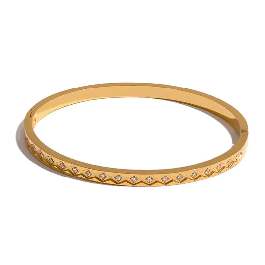 Gold Bangle Bracelet