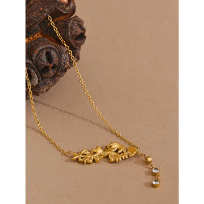 Gold Flower Necklace