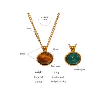 Tiger Eye Stone Necklace