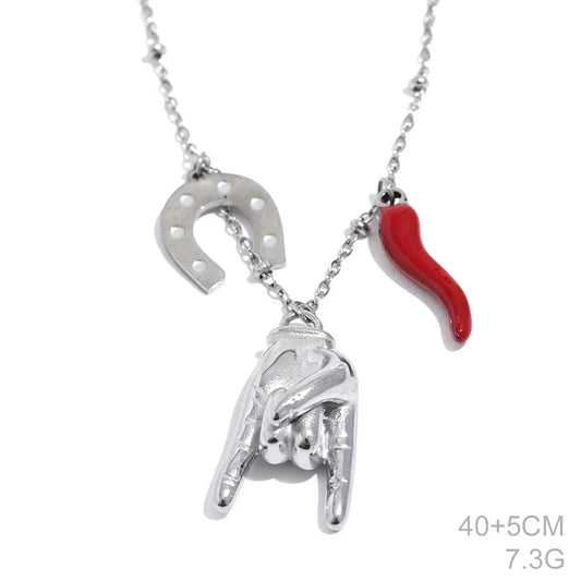 Red Chili Pendant Necklace