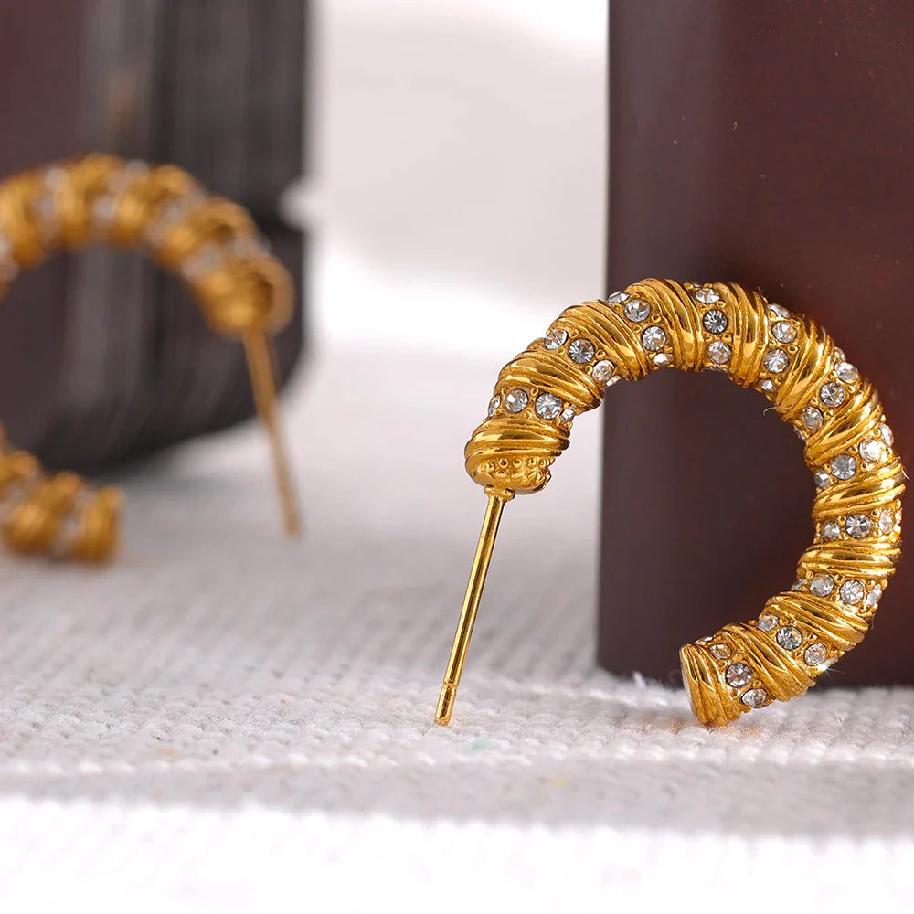 Half Hoop Earrings