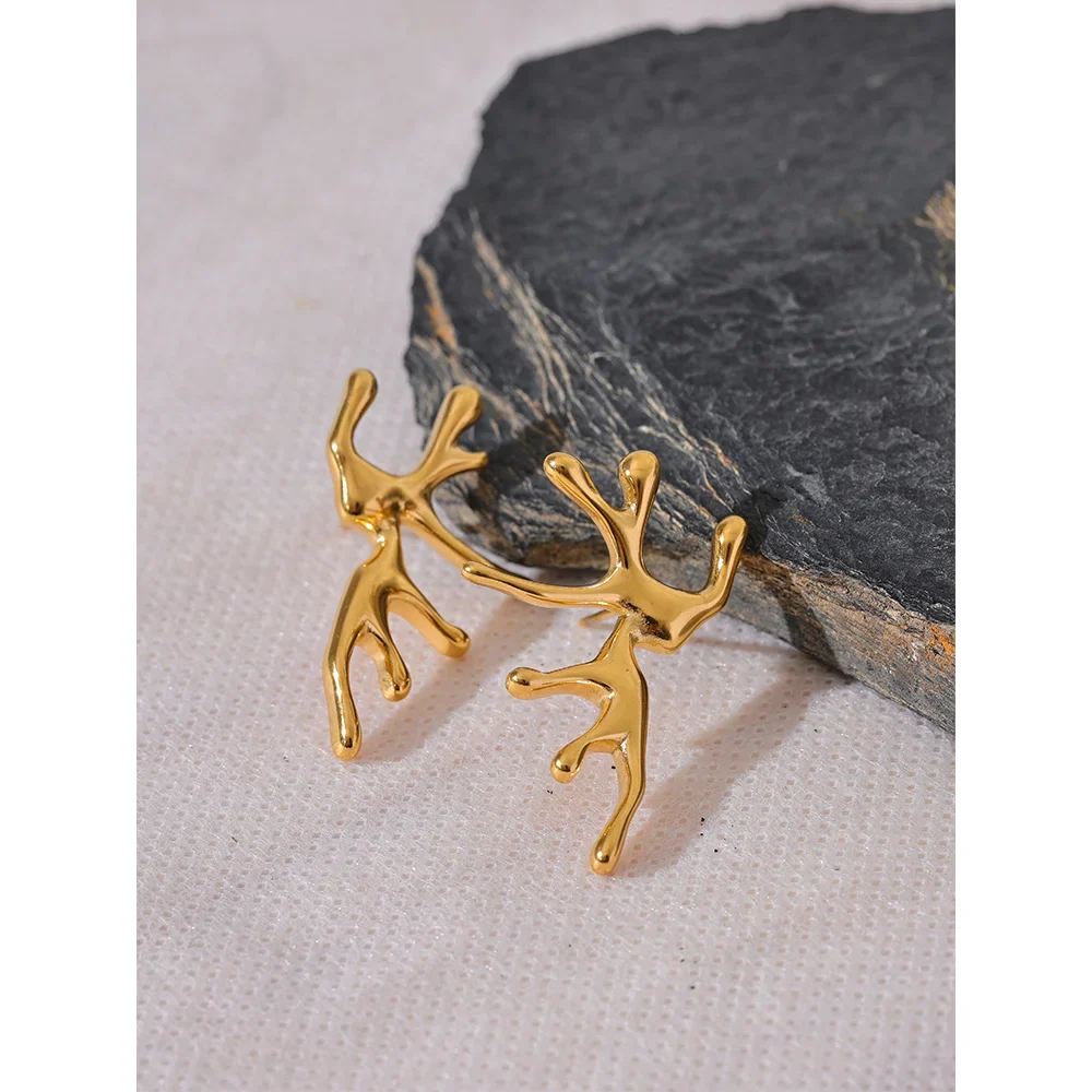 Stainless Steel Geometric Earrings