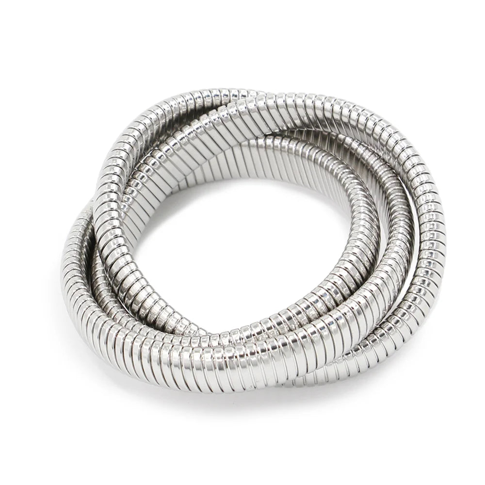 Punk Elastic Cuban Chain Bracelet