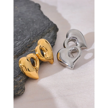 Heart Ear Studs