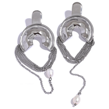 Drop Pearl Earrings
