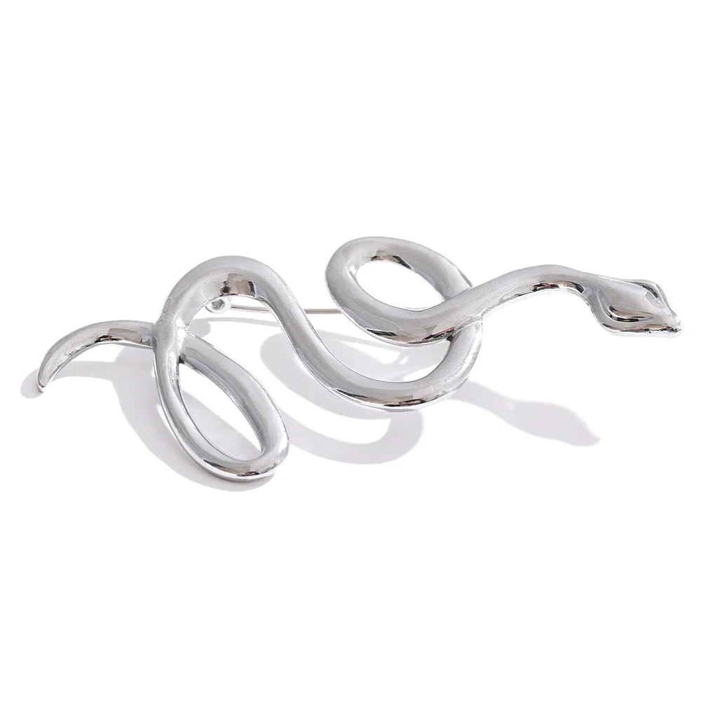 Irregular Snake Brooch