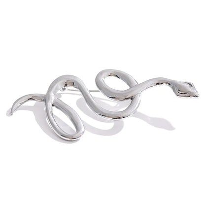 Irregular Snake Brooch