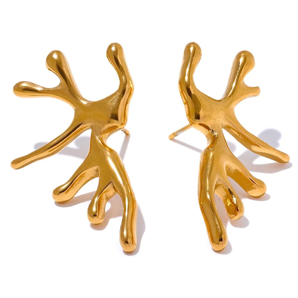 Stainless Steel Geometric Earrings