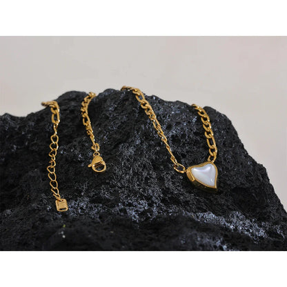 Pearl Heart Necklace