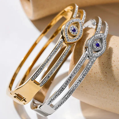 Silver Evil Eye Bracelet