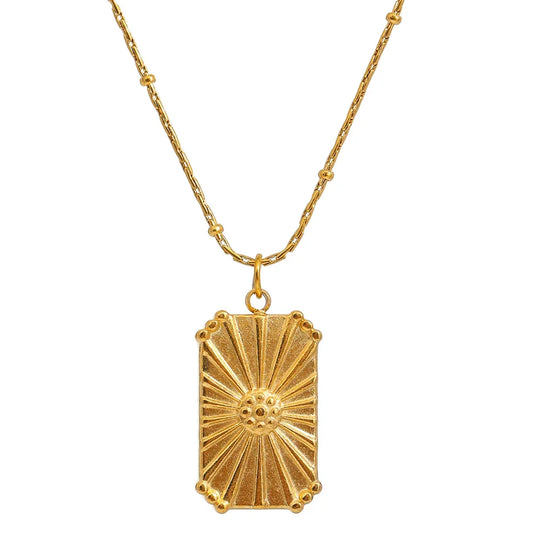 Square Pendant Necklace