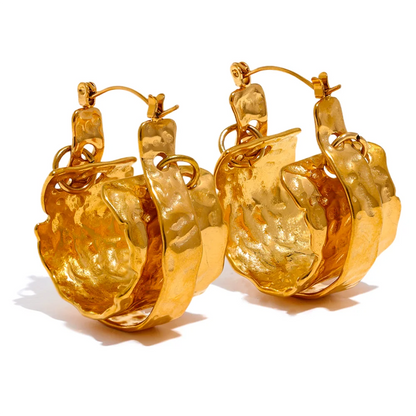 Vintage Statement Hoop Earrings