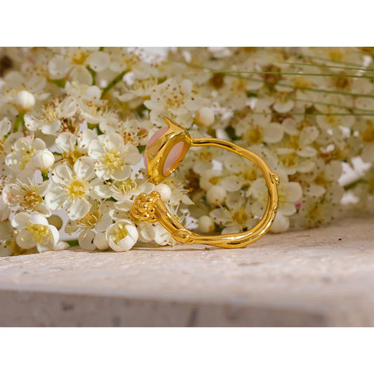 Sterling Silver Flower Ring
