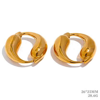 Water Drop Fashion Hollow Stud Earrings