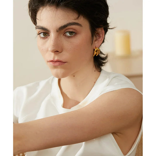 Bold Textured Earrings