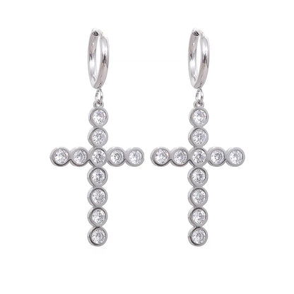 Cross earrings