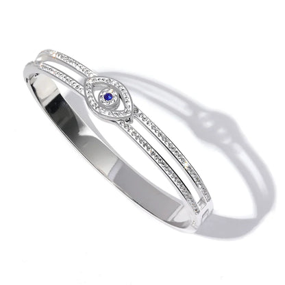 Silver Evil Eye Bracelet