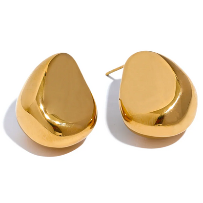 Geometric Hollow Stud Earrings