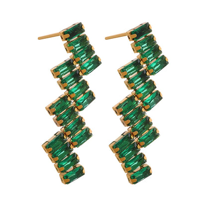 Luxury Zircon Drop Earrings