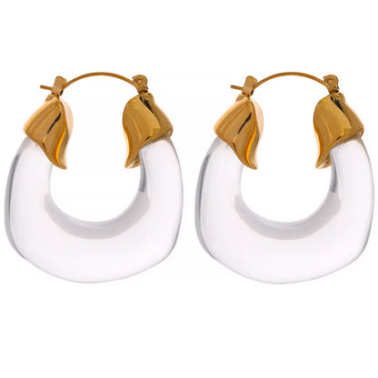 Chunky Exaggerated Hoop Earrings