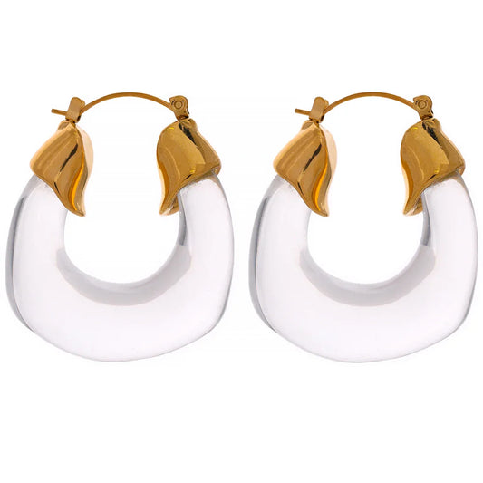 Chunky Exaggerated Hoop Earrings