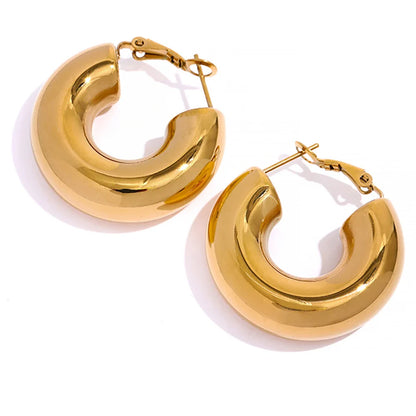 Chunky Hoop Earrings