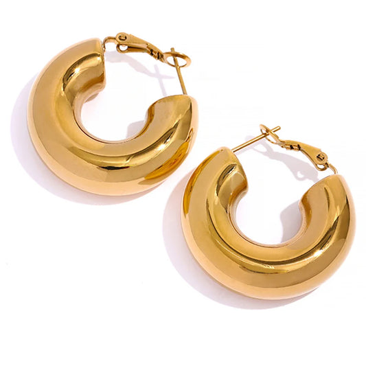 Chunky Hoop Earrings